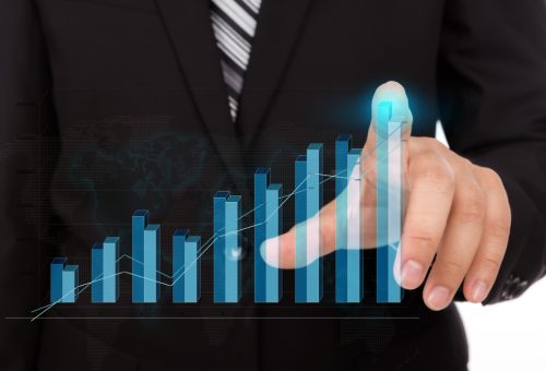 businessman-touching-tip-bar-chart